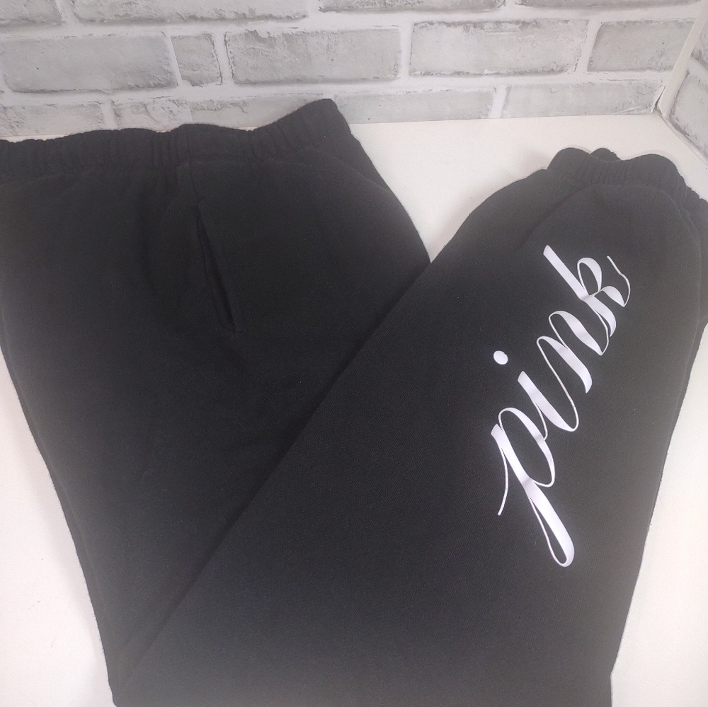 Xs. PINK Victoria's Secret Charcoal Drawstring Joggers - Picture 7 of 7